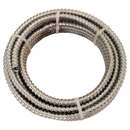 Afc Cable Systems Liquid-Tight Metal Conduit, 1/2 in Trade Size, 100 ft, Steel, No Jacket 261479